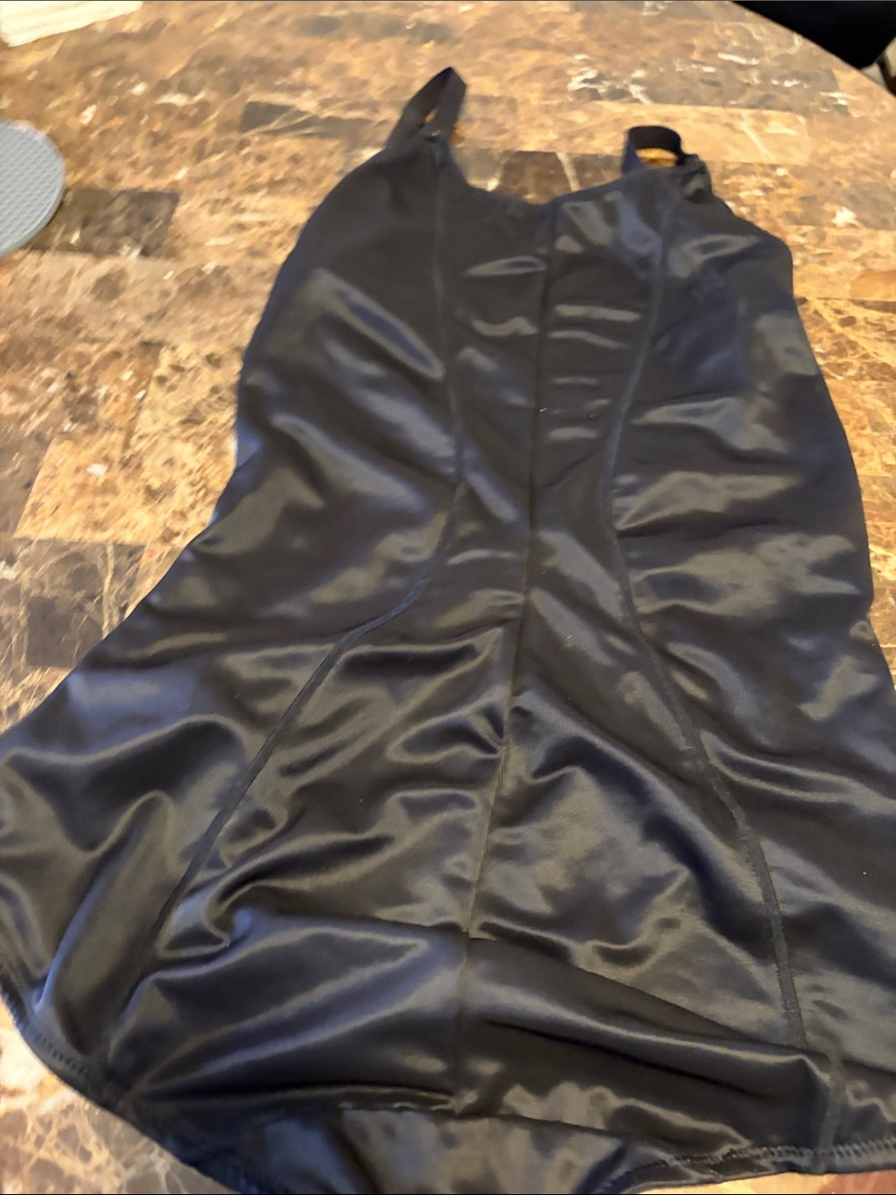 Maidenform Black Slip one piece shapewear